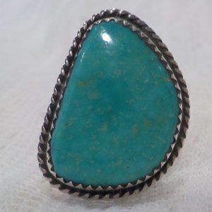 Vintage Native American Turq/Sterling Ring